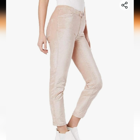 Free People Sweet Jane Velvet Skinny Fit Pants 30 - Picture 2 of 8